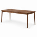 Table bois noyer massif 180x90x75 cm